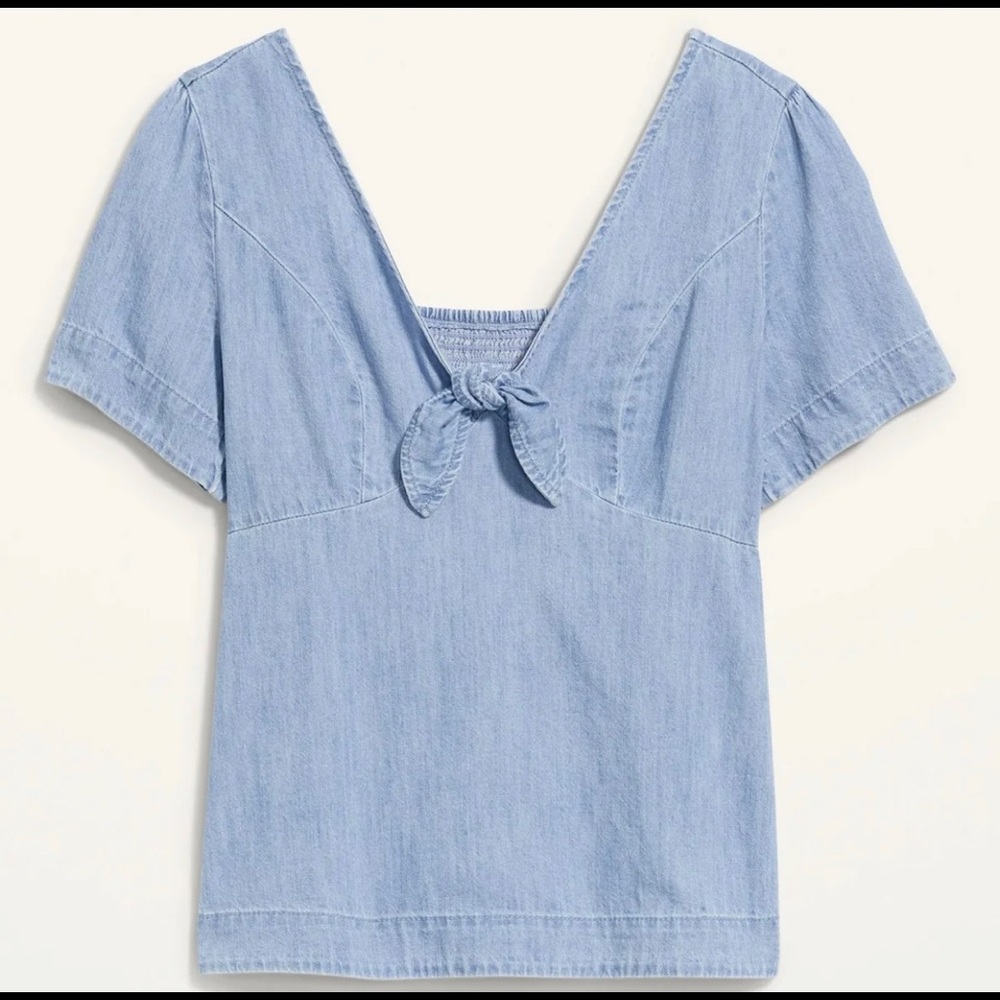 Old navy chambray blouse